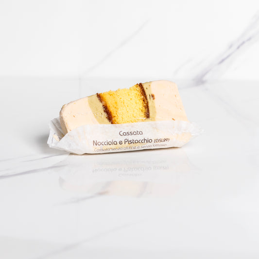 Cassata nocciola e pistacchio