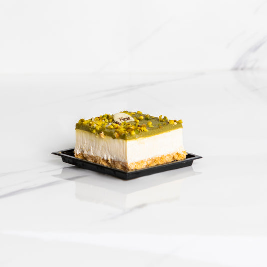 Mousse monoporzione cheesecake pistacchio