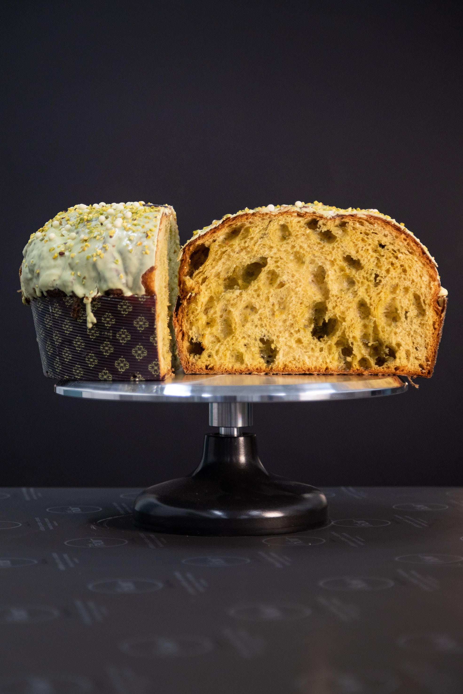 Panettone al pistacchio