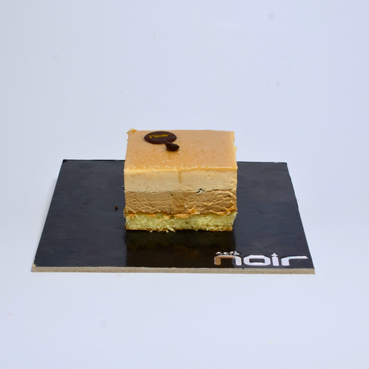 Mousse monoporzione caramello, nocciola e caffè