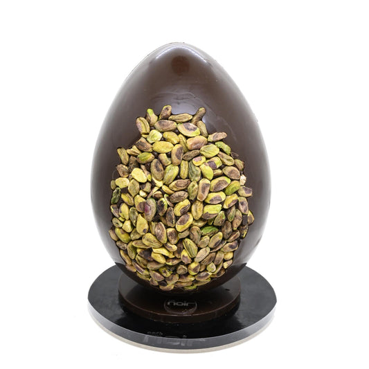Uovo di Pasqua al fondente con pistacchio