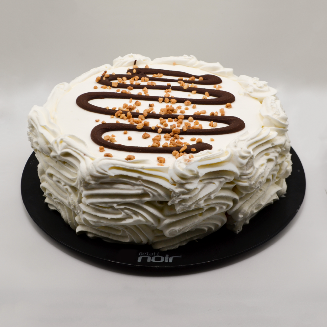 Torta chantilly e nocciolata
